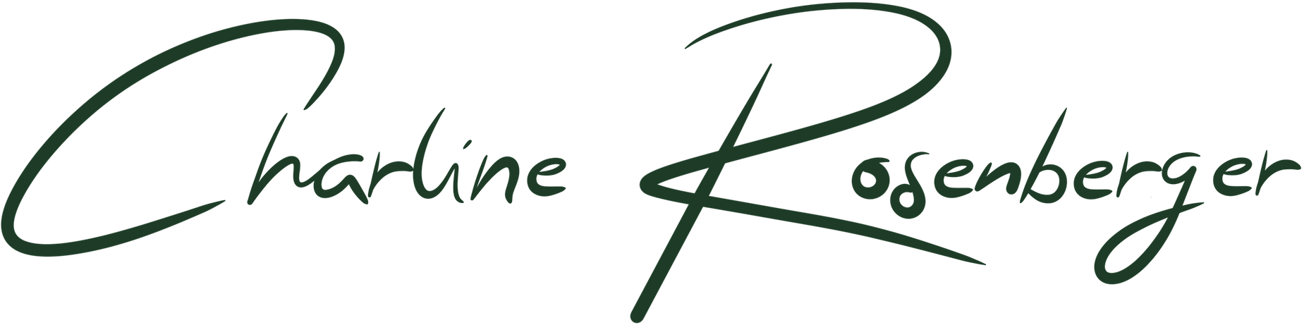 Das Bild zeigt das Logo der Dresdner Hochzeitsfotografin Charline Rosenberger